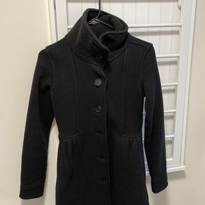 Patagonia black better sweater pea coat.